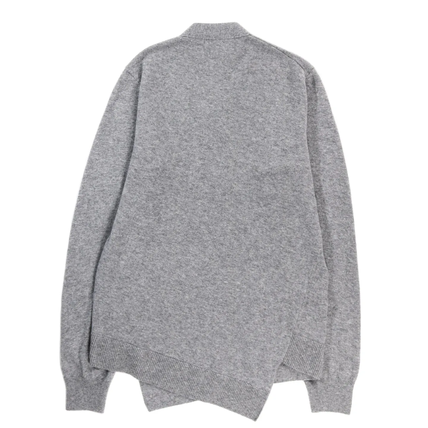 Comme Des Garcons Shirt N005 Lacoste Twisted Cardigan Grey - Shop Now