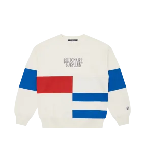 Cream Panelled Crewneck