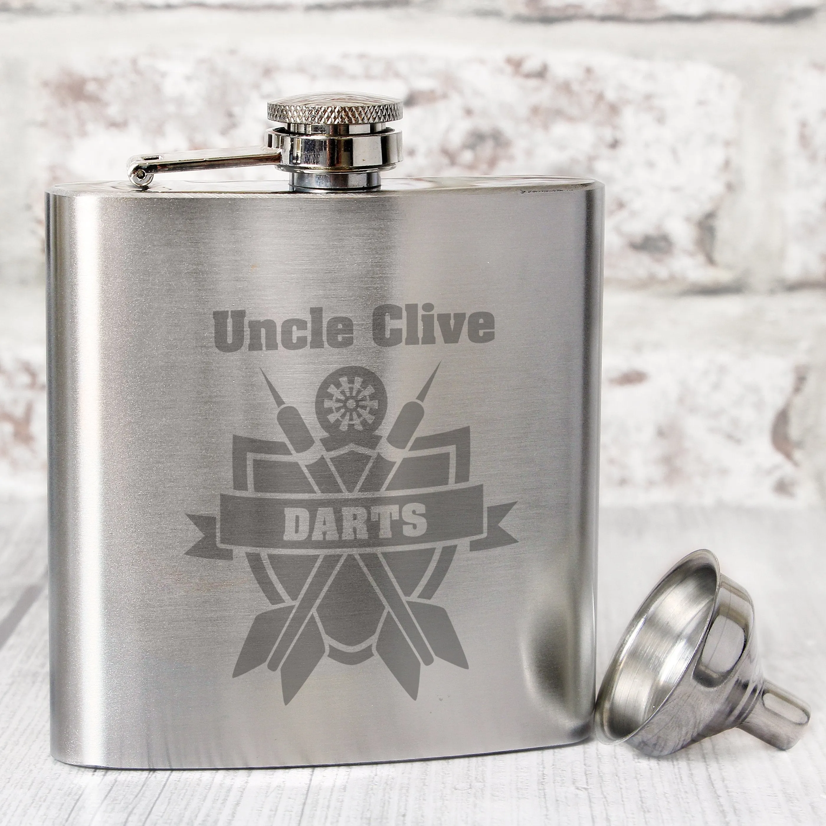 Custom Darts Flask