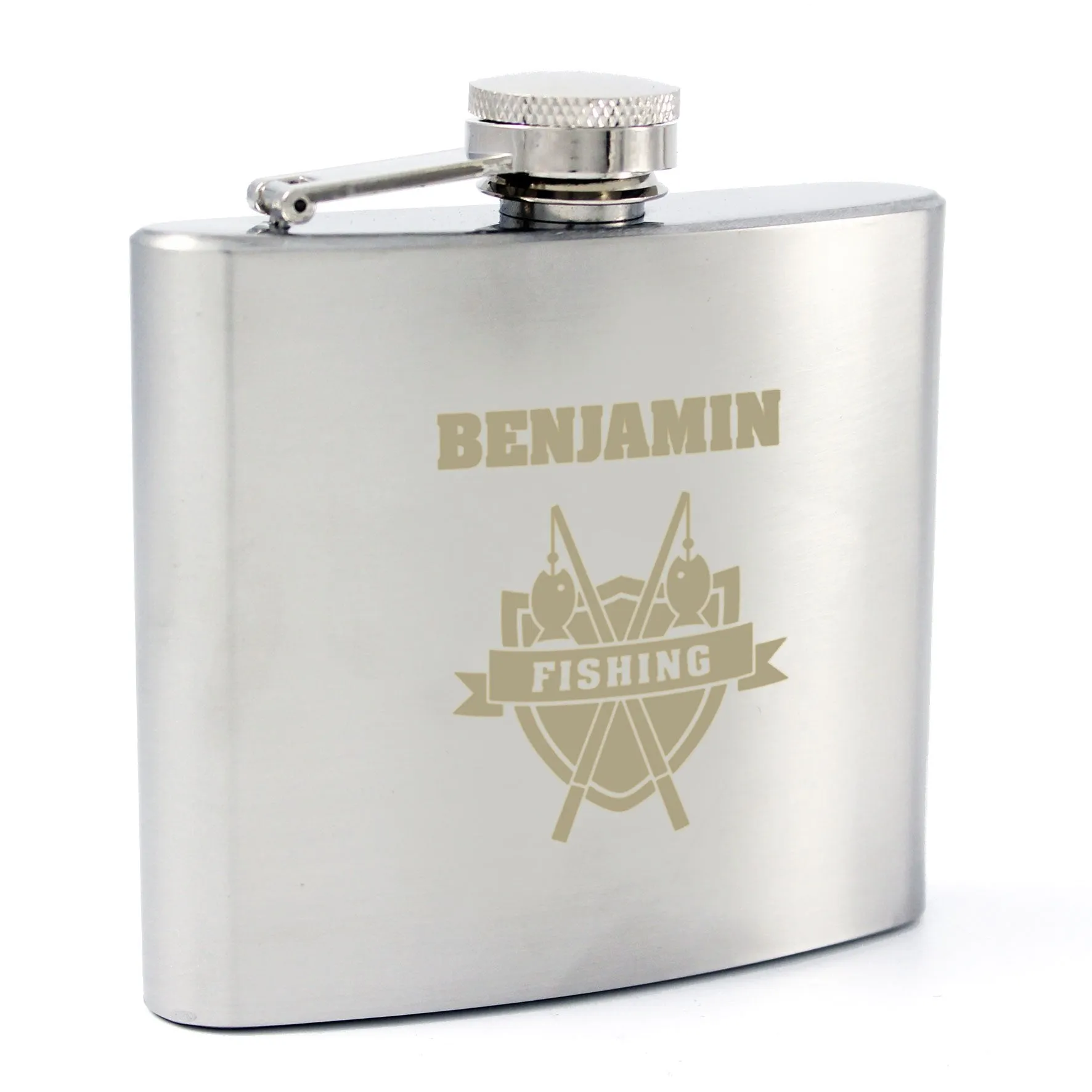 Customized Fishing Liquor Flask