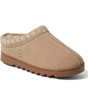 Dearfoams Doreen Genuine Suede Clog Shoe