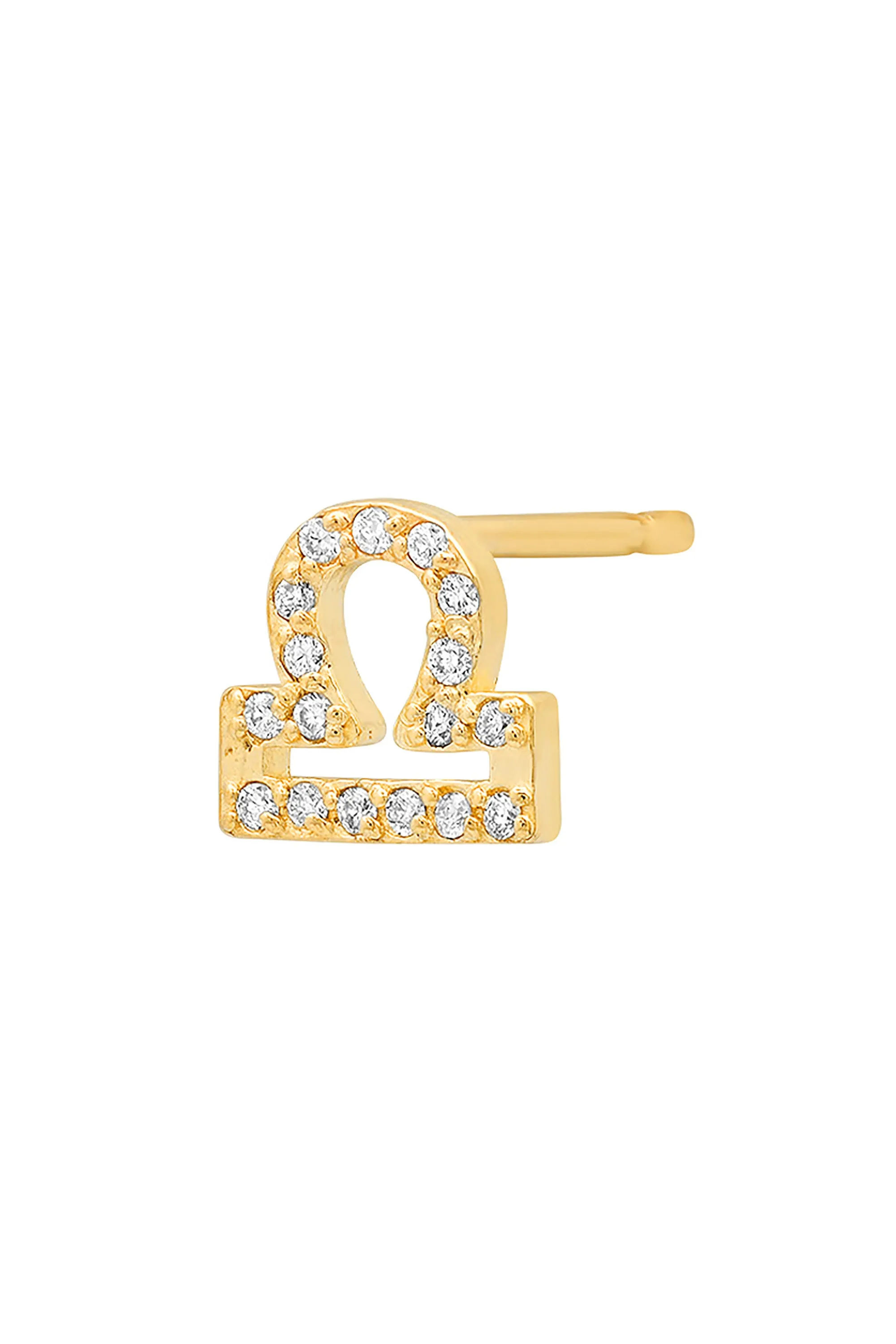 Diamond Libra Earrings for Fashionable Women