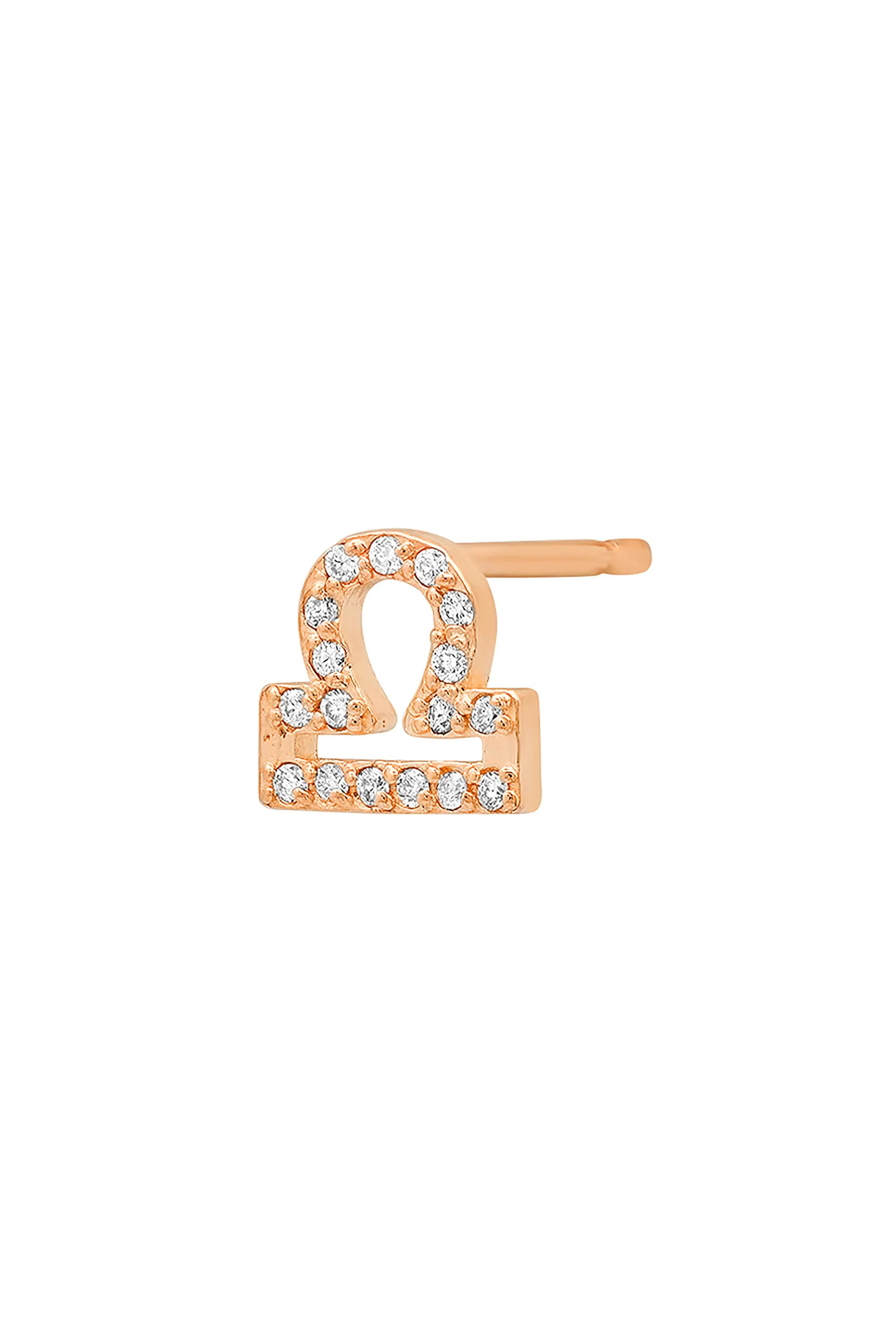 Diamond Libra Earrings for Fashionable Women