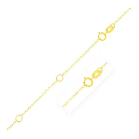 Double Extendable Piatto Chain in 14k Yellow Gold (1.2mm)-rx30758-18