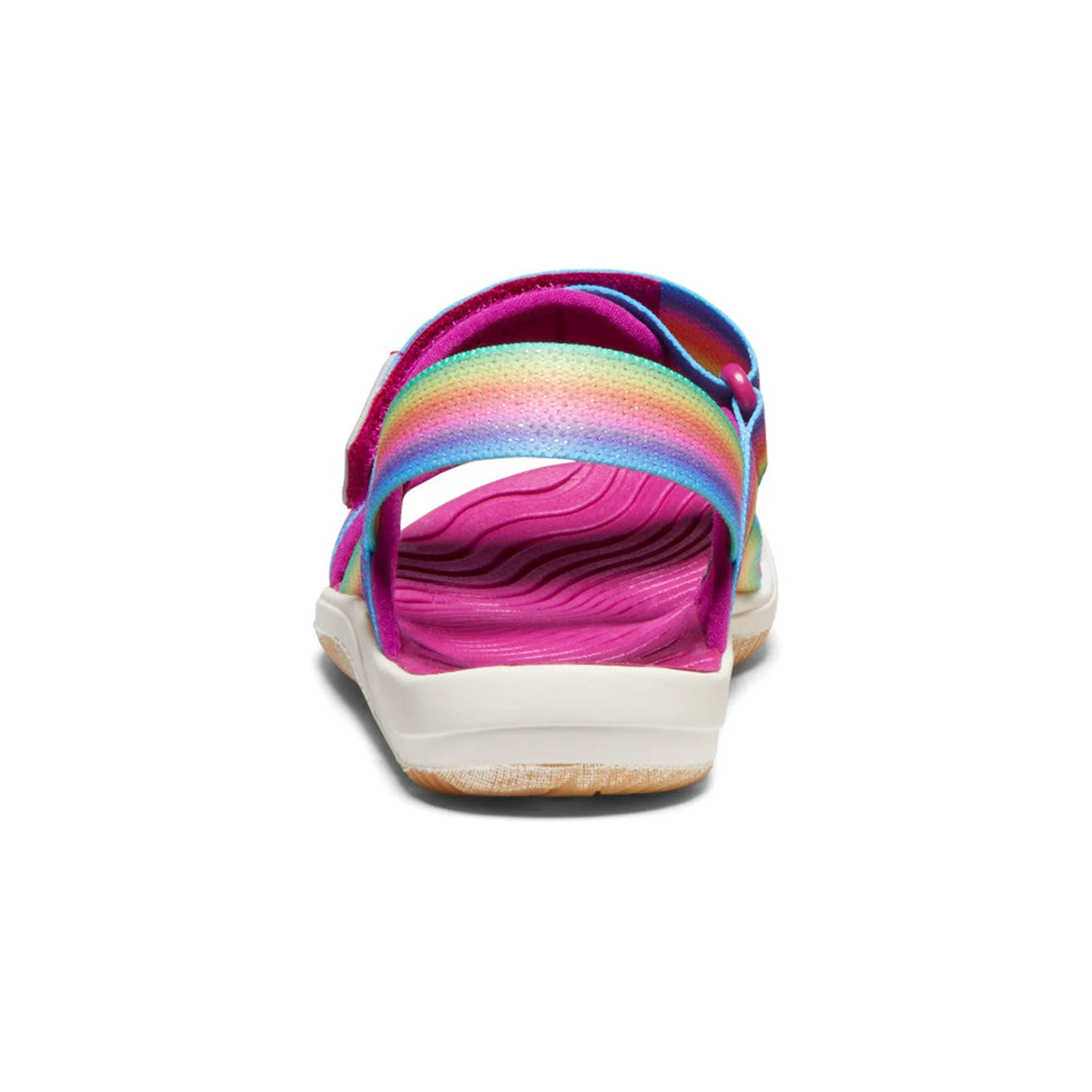 Elle Backstrap Kids' Sandal - Rainbow Fuchsia