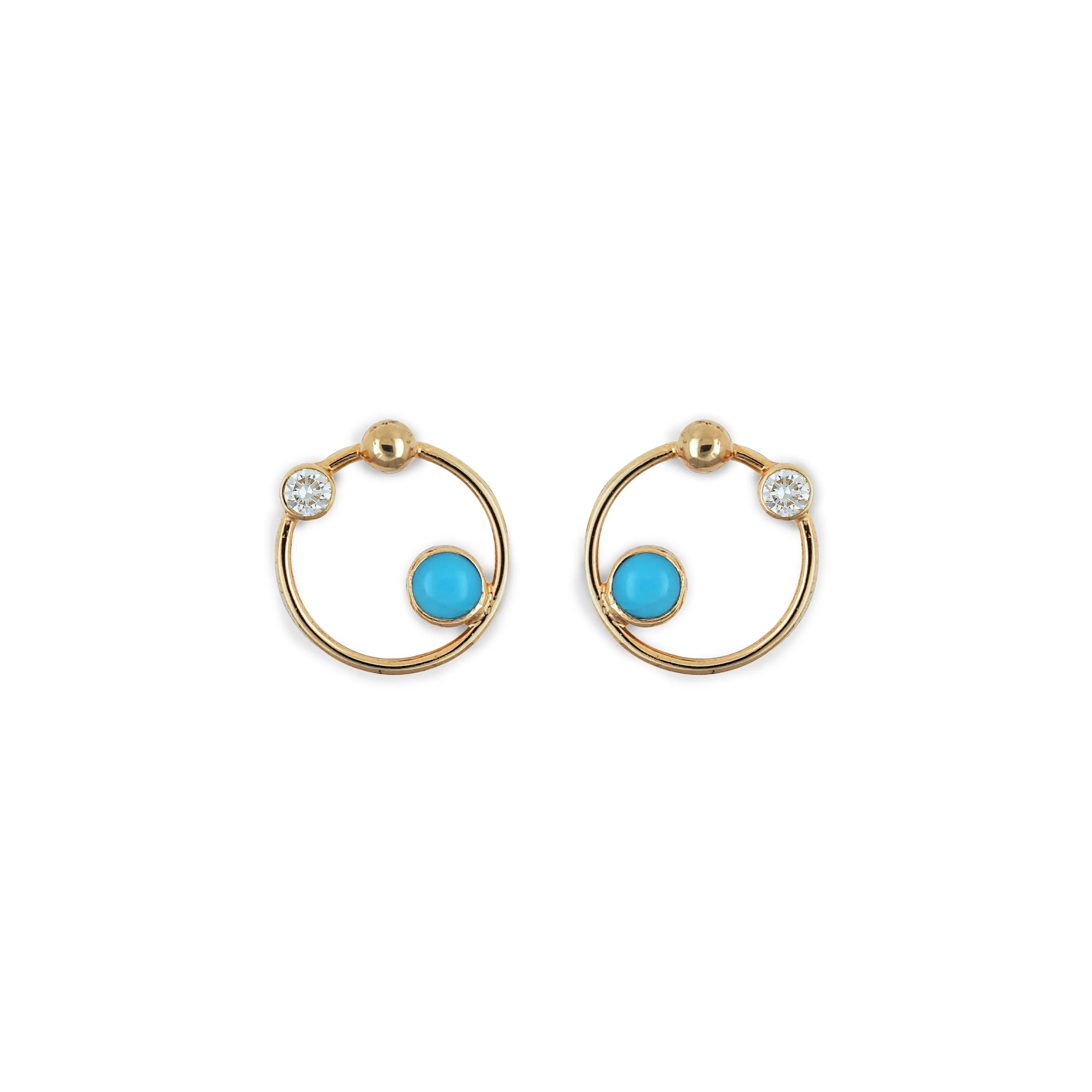 Falak Full Moon Earrings