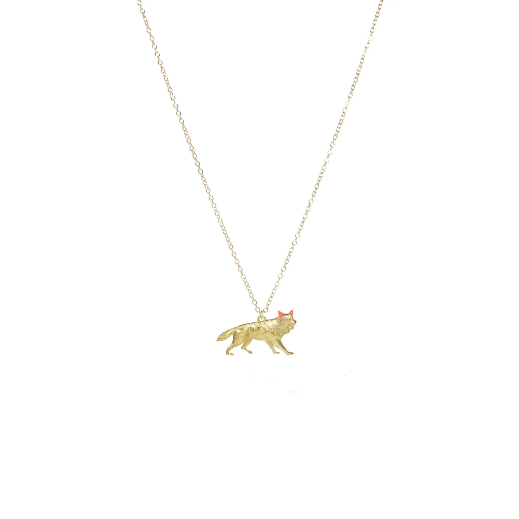 Fox Pendant Necklace