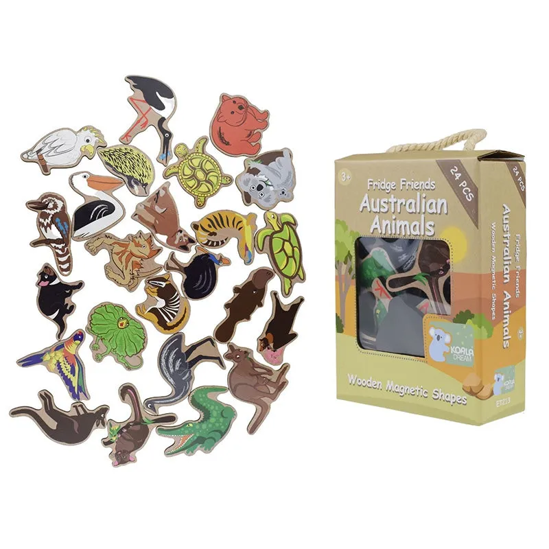 Fridge Friends Australian Animals Magnets - 24 Piece Set