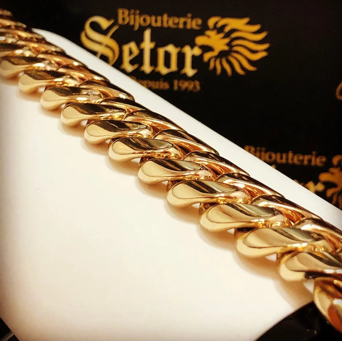 Full Cuban link bracelet