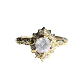 Full Halo Floresco Ring with Diamonds