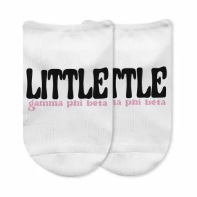 Gamma Phi Beta Big and Little No Show Socks - Top Pick in Sorority Apparel