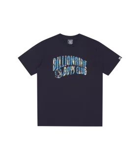 Gator Camo Arch Logo Tee - Navy