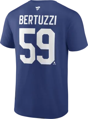 Google-friendly result: Toronto Maple Leafs Bertuzzi player tee for men, perfect for fanatics.