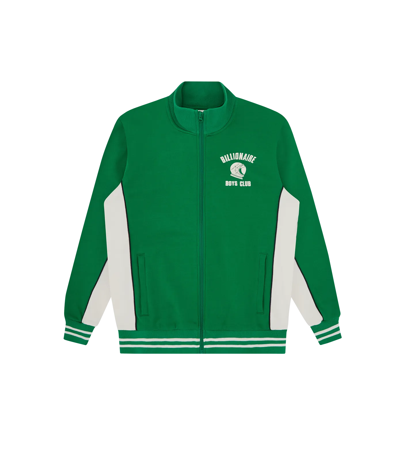 Green Panelled Track Top