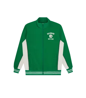 Green Panelled Track Top