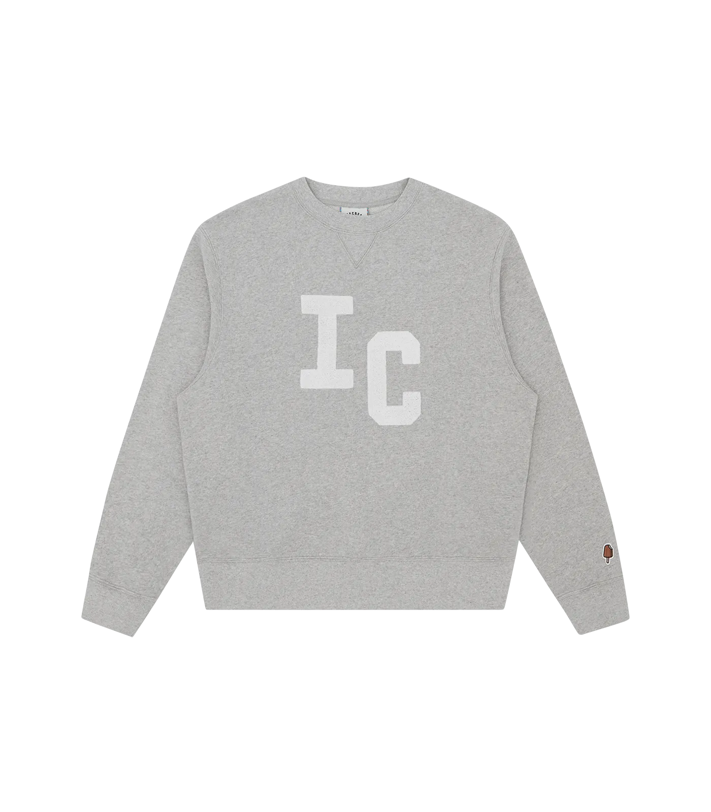 Grey Chenille Crewneck is the result.