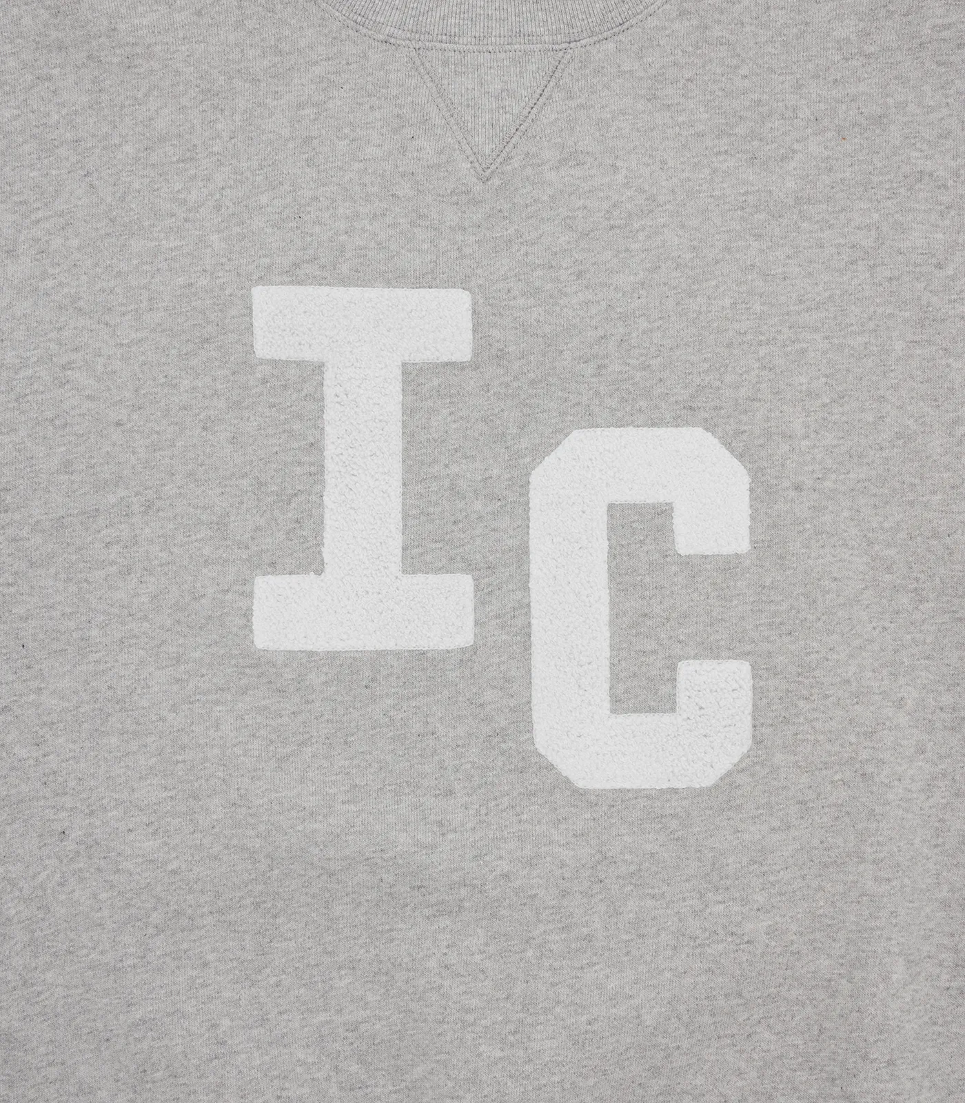 Grey Chenille Crewneck is the result.