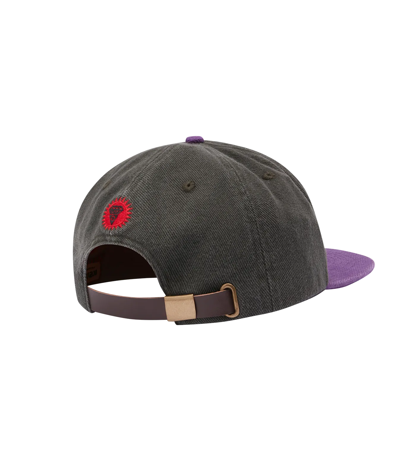 Grey College Strapback Cap