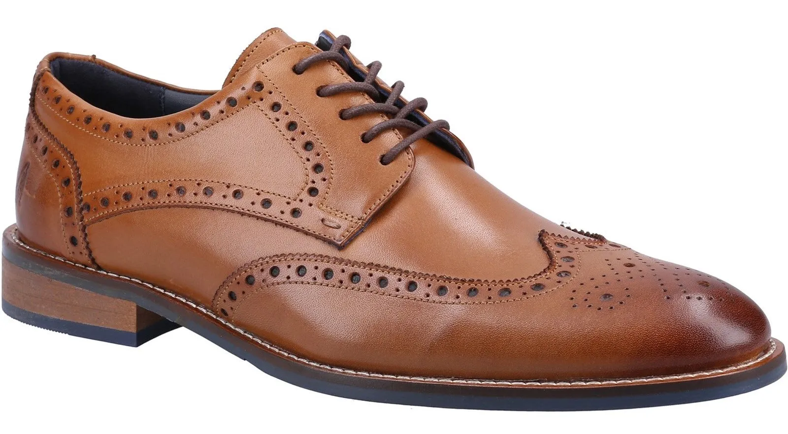 Hush Puppies Dustin Men's Leather Brogue Lace-Up Shoe