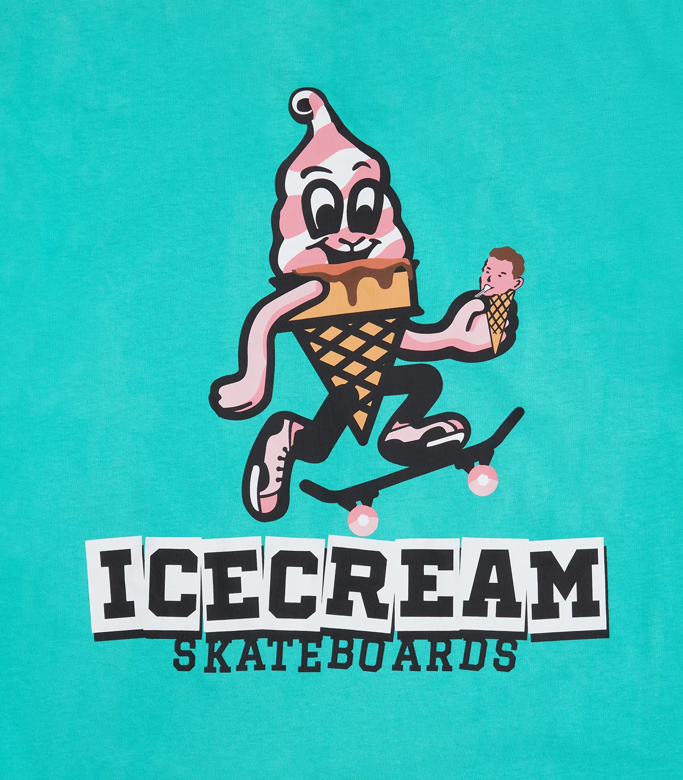 IC Skateboards Teal T-Shirt - Shop Now