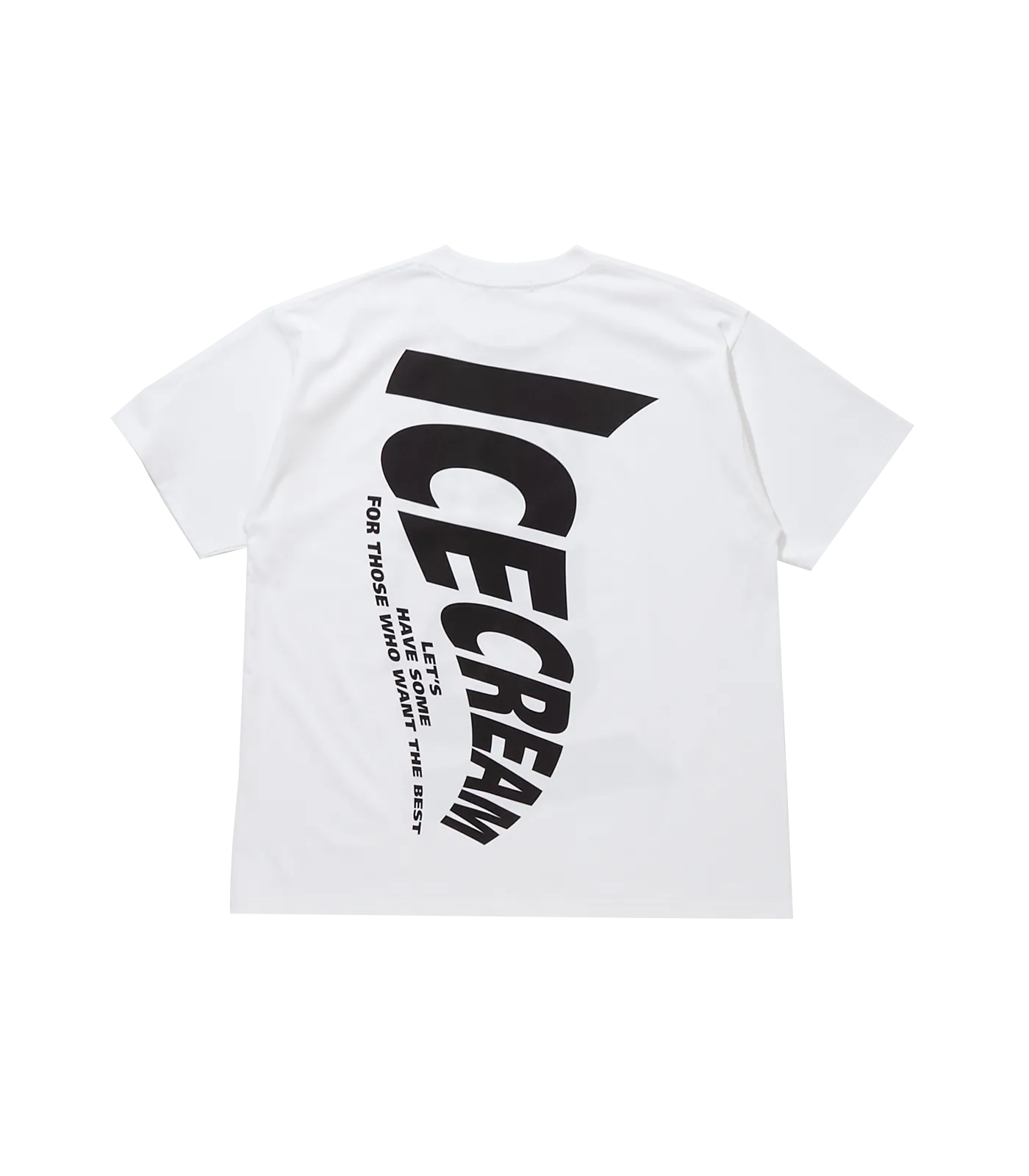 Ice Cream Logo T-Shirt - White