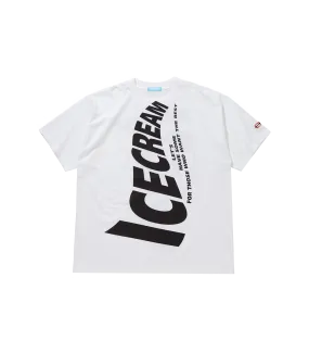 Ice Cream Logo T-Shirt - White