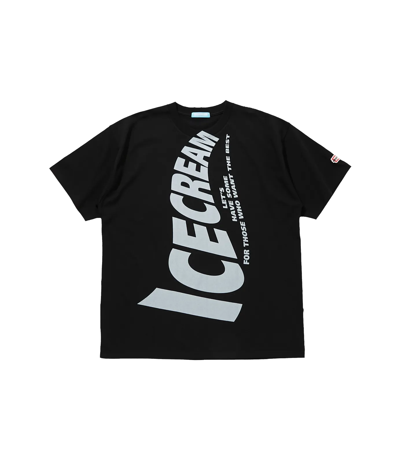 Ice Cream Logo Tee - Black