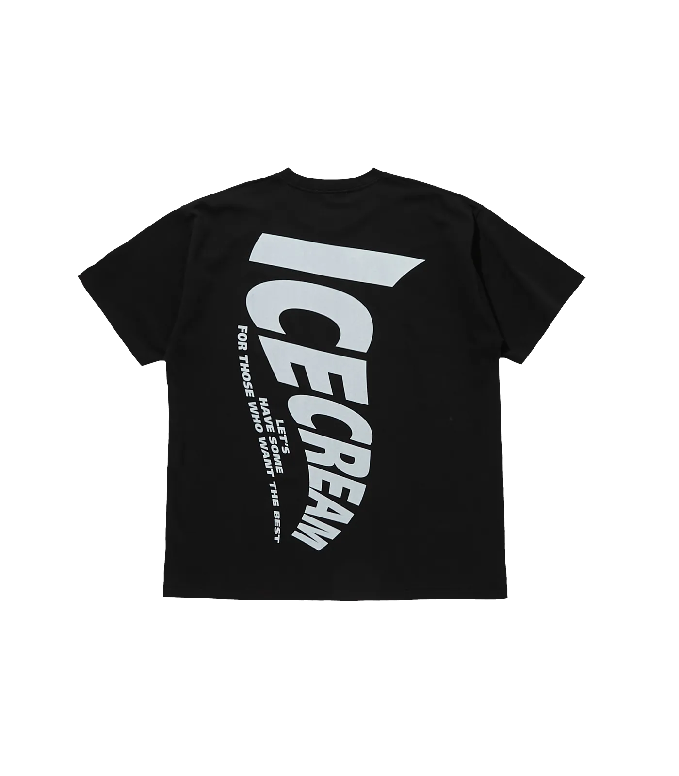 Ice Cream Logo Tee - Black