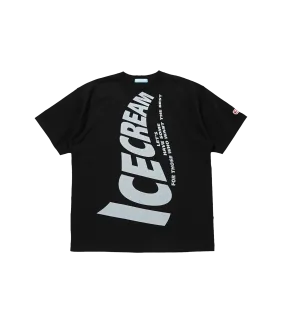 Ice Cream Logo Tee - Black