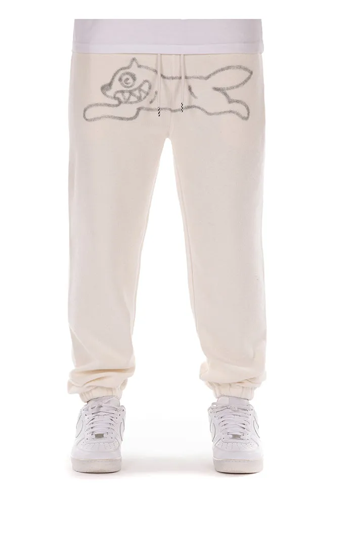 Ice cream sweatpants vanilla flavor.