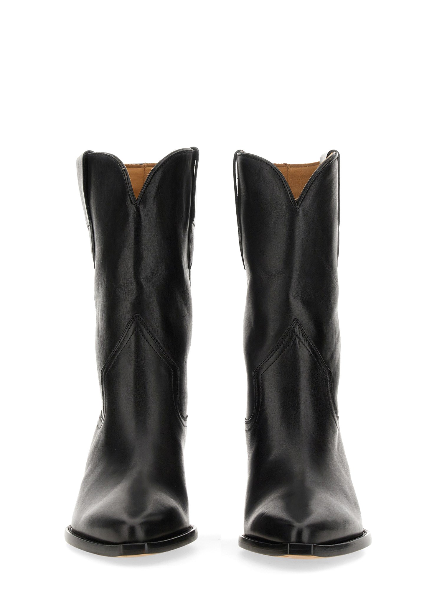 ISABEL MARANT    DAHOPE TEXAN LEATHER BOOT