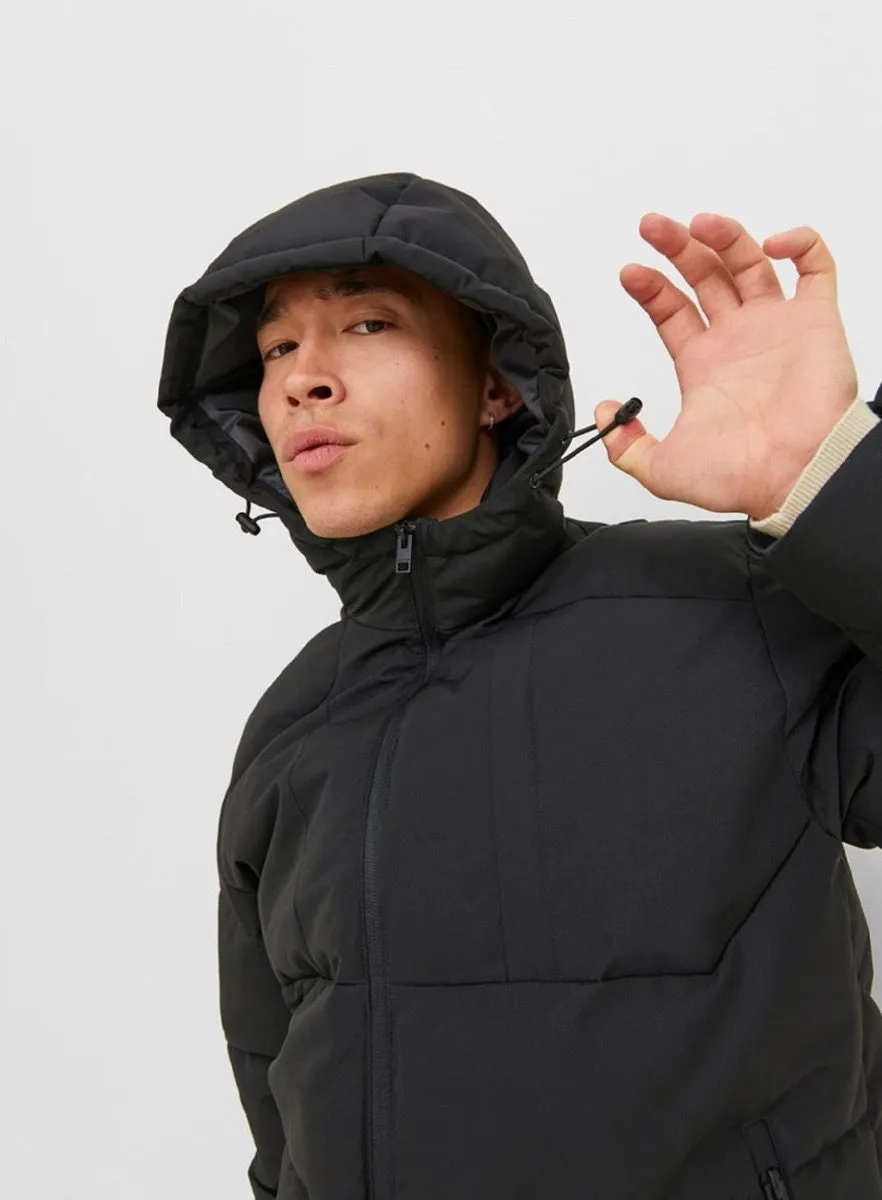 Jack & Jones Otis Puffer Hybrid Jacket Black