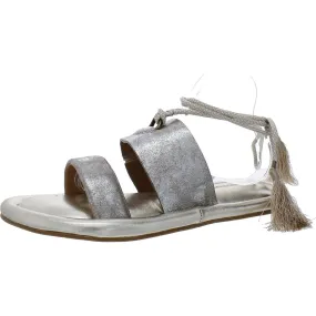 Johnston & Murphy Zoey Slide Sandals - Faux Suede Metallic (Women)