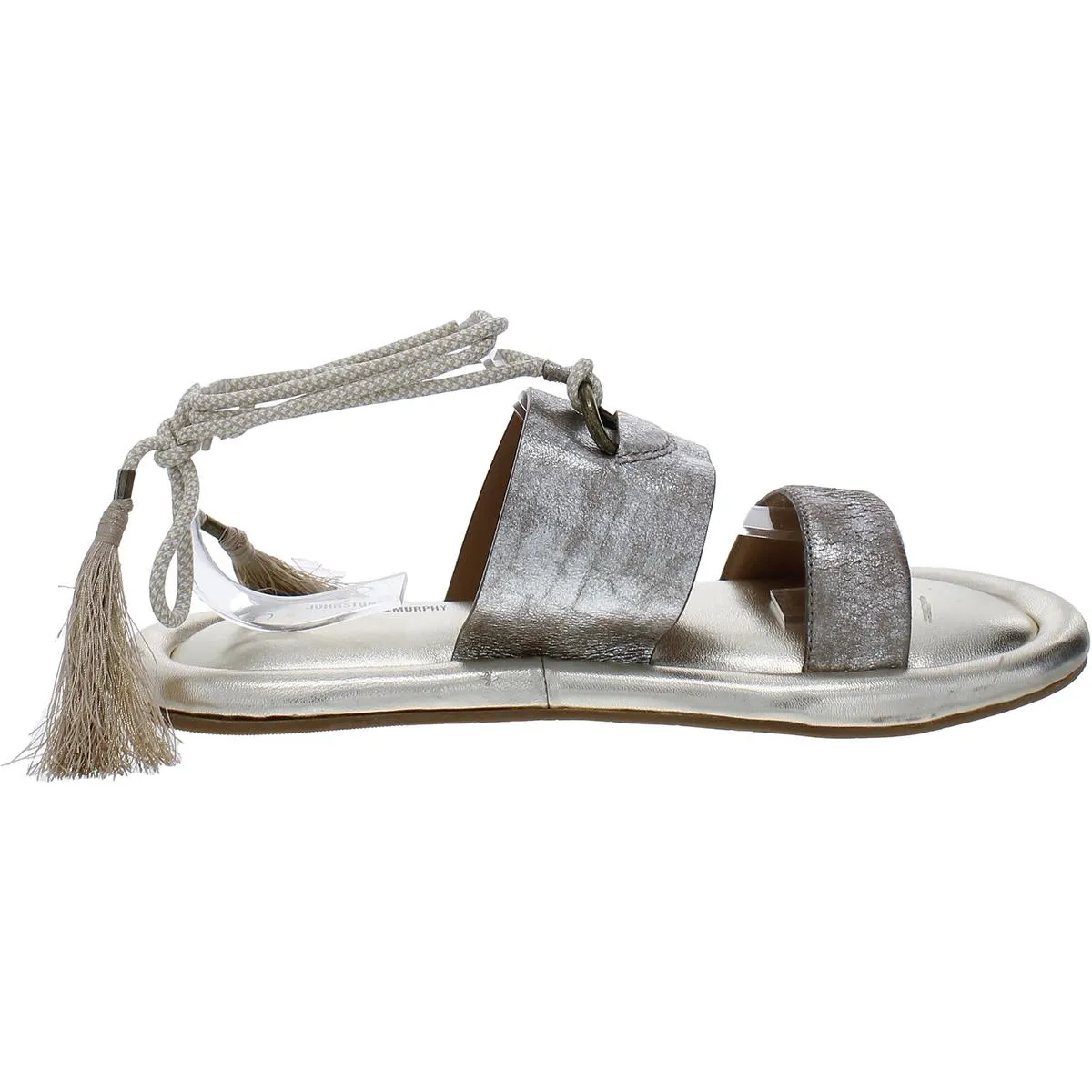 Johnston & Murphy Zoey Slide Sandals - Faux Suede Metallic (Women)