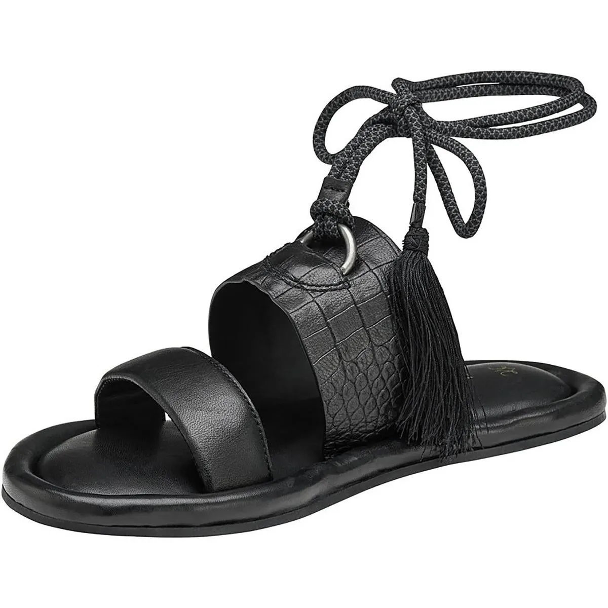 Johnston Murphy Women's Zoey Ankle Wrap Slide Sandals