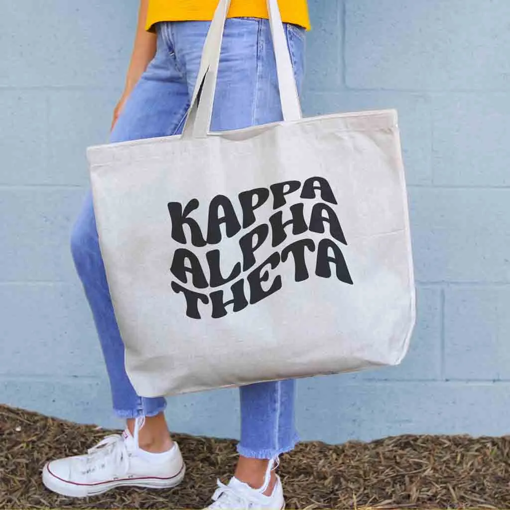 Kappa Alpha Theta Sorority Bag with Mod Design