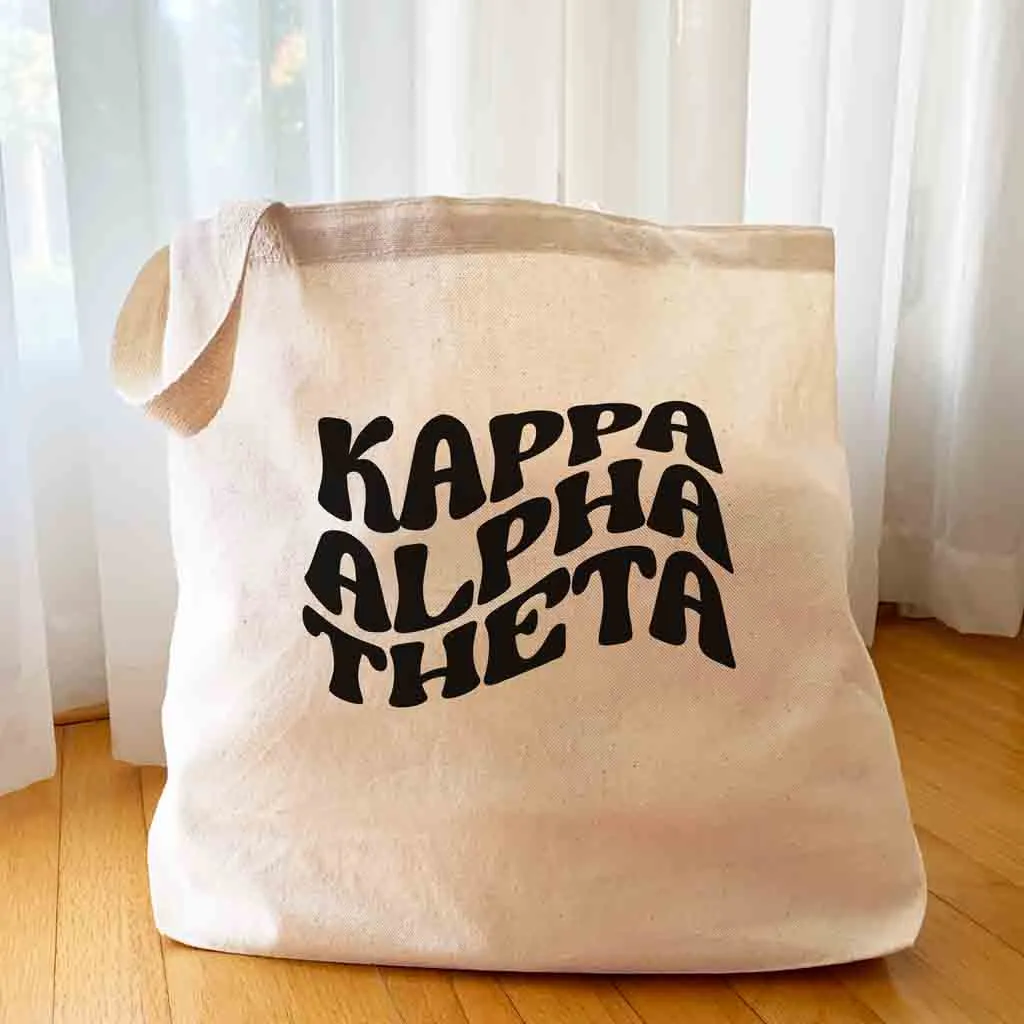 Kappa Alpha Theta Sorority Bag with Mod Design