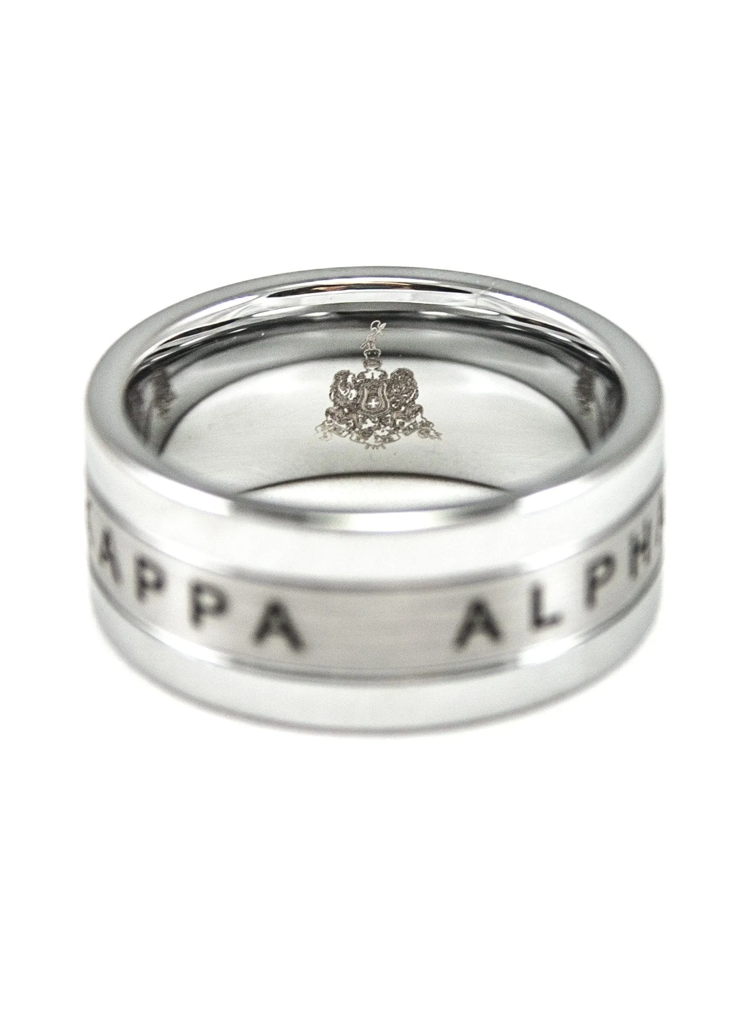 Kappa Alpha Tungsten Ring - 1865 & Fraternity Crest - Top Result