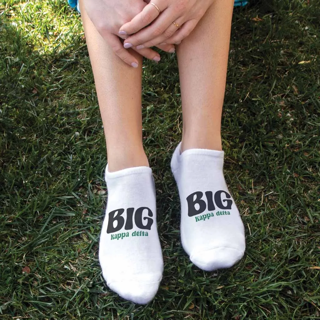 Kappa Delta Bigs and Littles No Show Socks