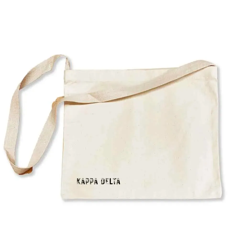 Kappa Delta Sorority Bag with Cross Body Strap