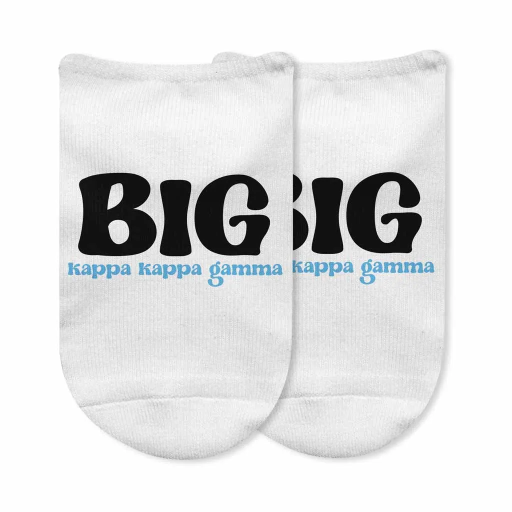 Kappa Kappa Gamma Bigs and Littles No Show Socks: Get Yours Now!