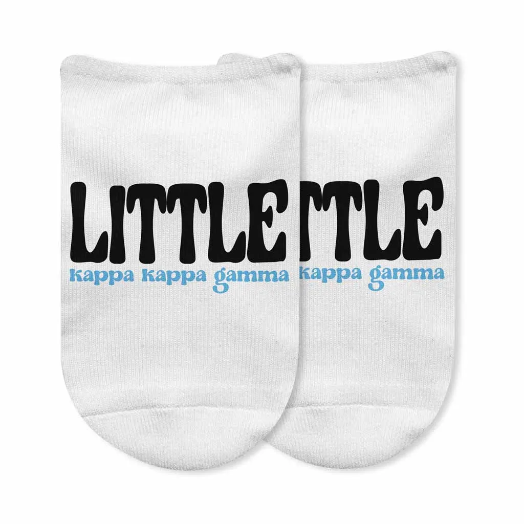 Kappa Kappa Gamma Bigs and Littles No Show Socks: Get Yours Now!