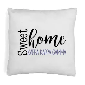 Kappa Kappa Gamma Sorority Room Decor Throw Pillow Cover