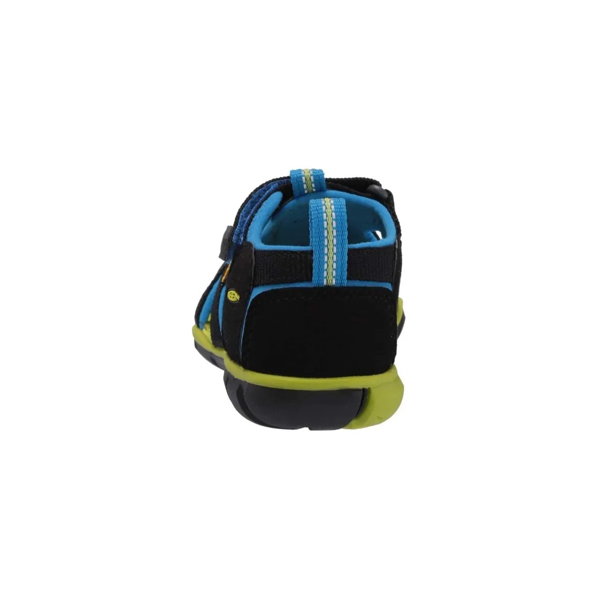 Keen Boys Seacamp Black Blue Lime sizes 1-7