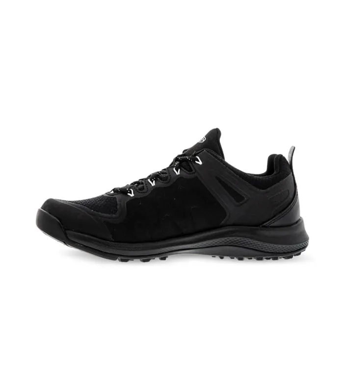 keen explore waterproof women's black star white shoes