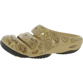 Keen Men's Yogui Arts Slide Sandals - Printed Perforated Design