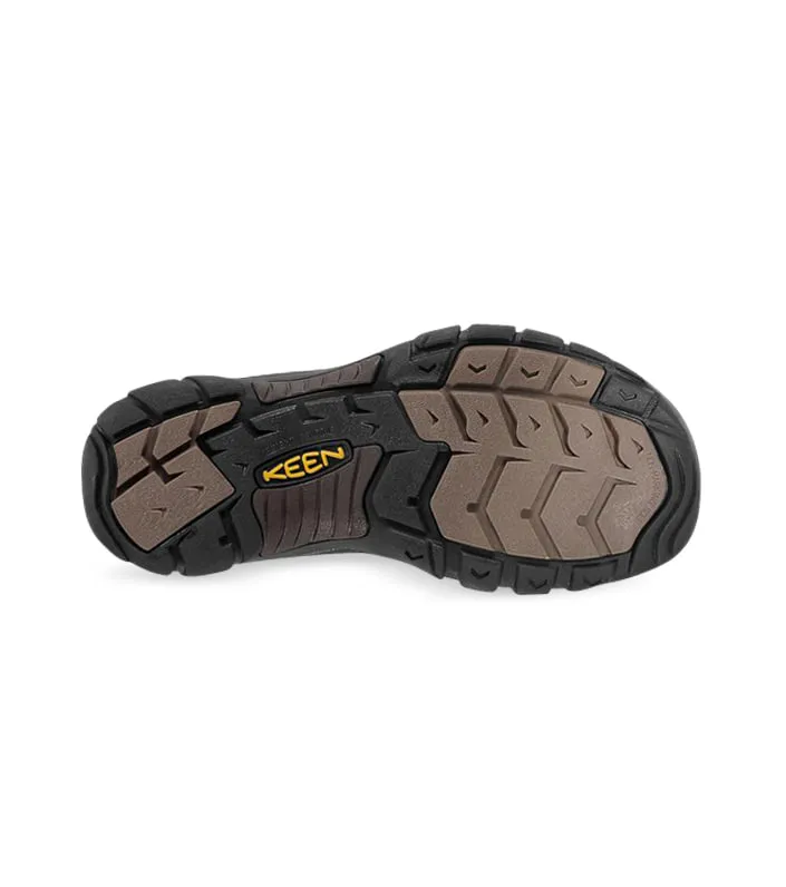 keen newport mens brown leather sandal