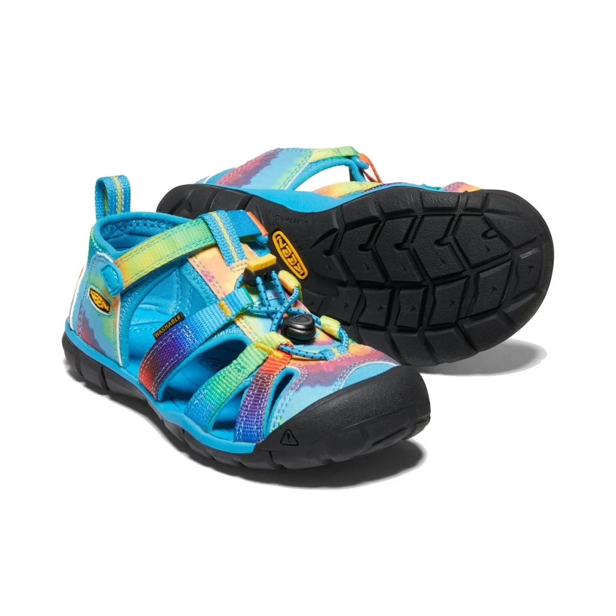 Keen Seacamp II CNX Tye Dye Girls Sandals (Sizes 8-13)