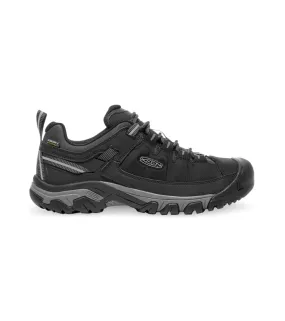 keen targhee exp waterproof black steel grey men's hiking shoes