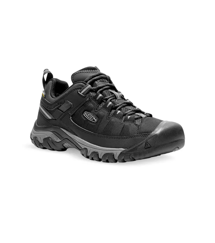 keen targhee exp waterproof black steel grey men's hiking shoes